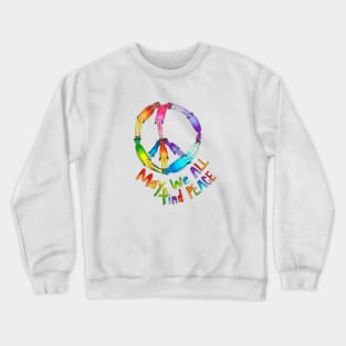 Find Peace Crewneck Sweatshirt